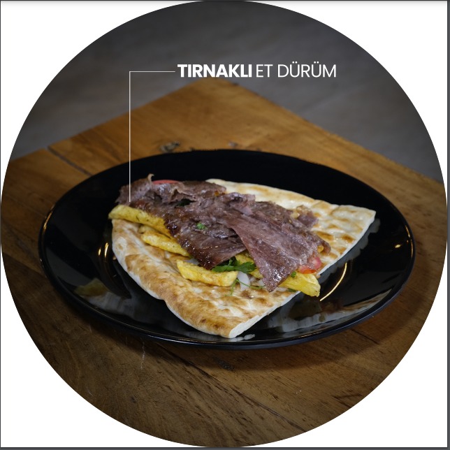 TIRNAKLI EKMEK ET DÜRÜM